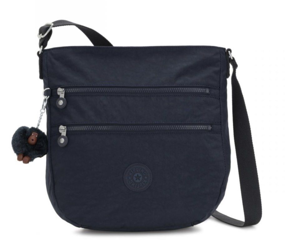 Kipling Medium True Blue Zelenka Crossbody Sling Bag Shoulder Bag