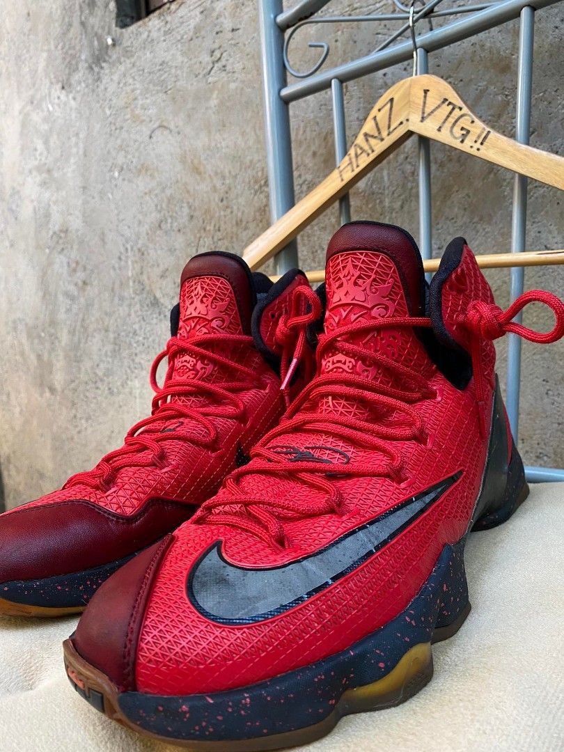 🔥 Nike Lebron James Xiii Elite Mvp University Red Black Size : 9.5 - 43  Excellent 3,500 Or Best Offer, Men'S Fashion, Footwear, Casual Shoes On  Carousell