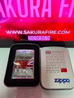 🔥 ZIPPO 🔥 1996年 日版 1997年 香港回歸中國 紀念版 絕版古董打火機