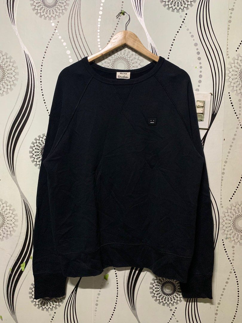 Acne studios online college face sweatshirt