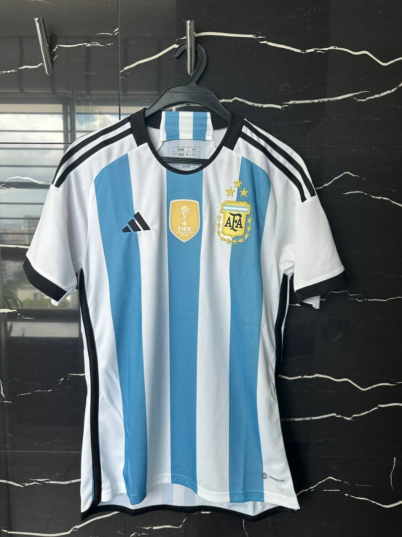 ARGENTINA HOME AUTHENTIC PLAYER ISSUE JERSEY 2022 WORLD CUP S M L