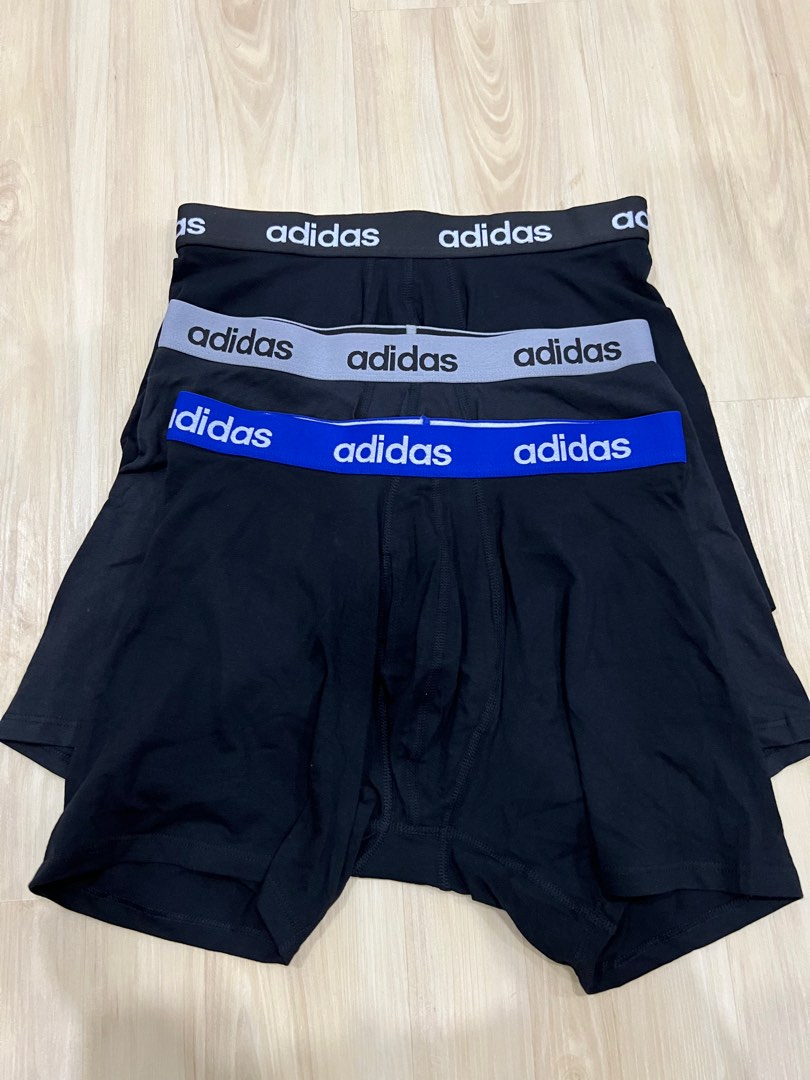 adidas logo boxer briefs – 3 pairs – Mens