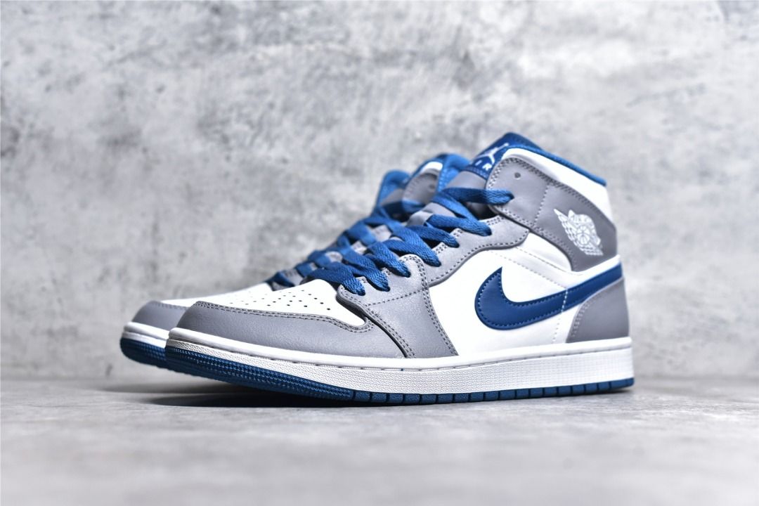Air jordan 1 new arrivals mid grey white