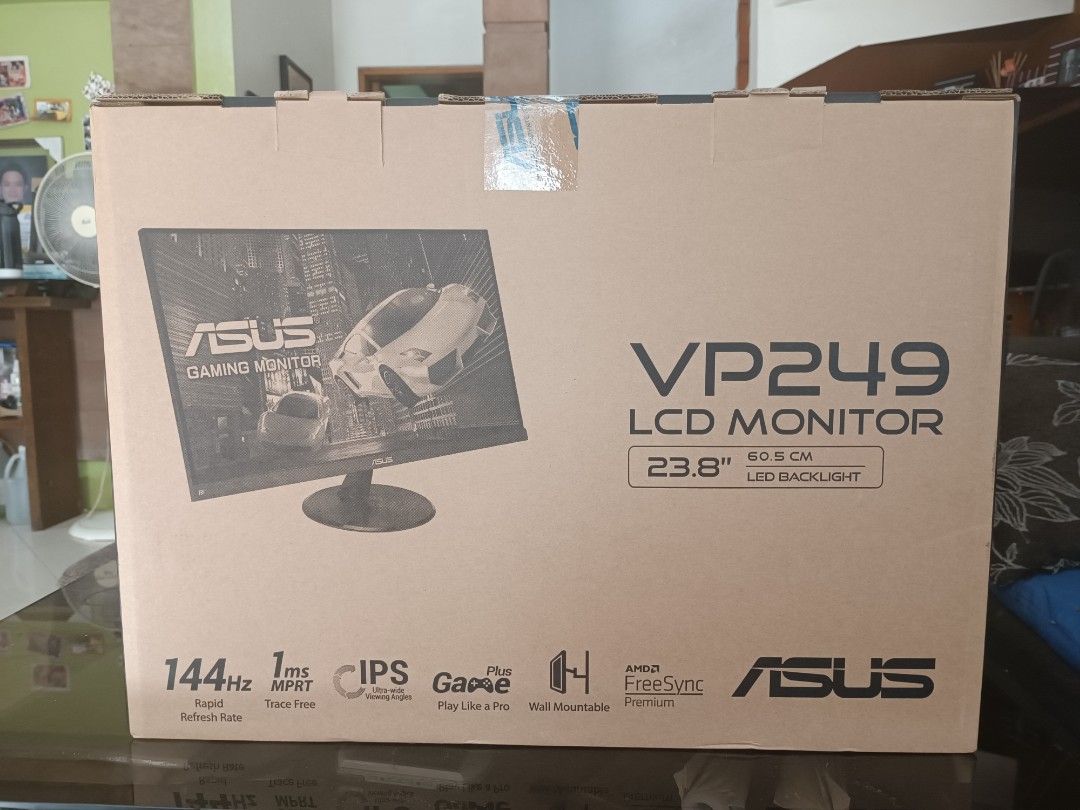 ASUS Gaming Monitor VP249QGR 144Hz 1ms, Computers & Tech, Parts ...