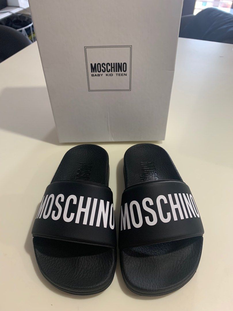 Moschino slides store sale