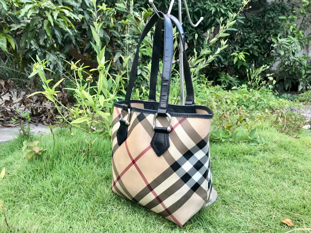 Burberry supernova check tote store