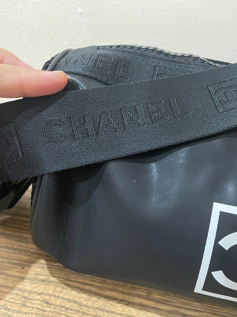 Chanel Bi Color Sport Nylon and Rubber Duffel Bag Chanel
