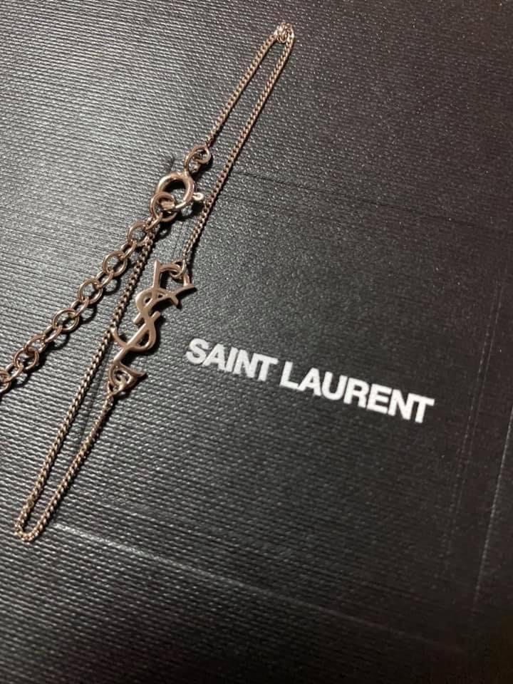 Saint Laurent YSL Logo Monogram Bracelet
