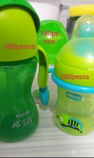 AVENT(SOLD!) CHICCO MUNCHKIN TRAINING/SIPPY CUP ALL ORIGINAL