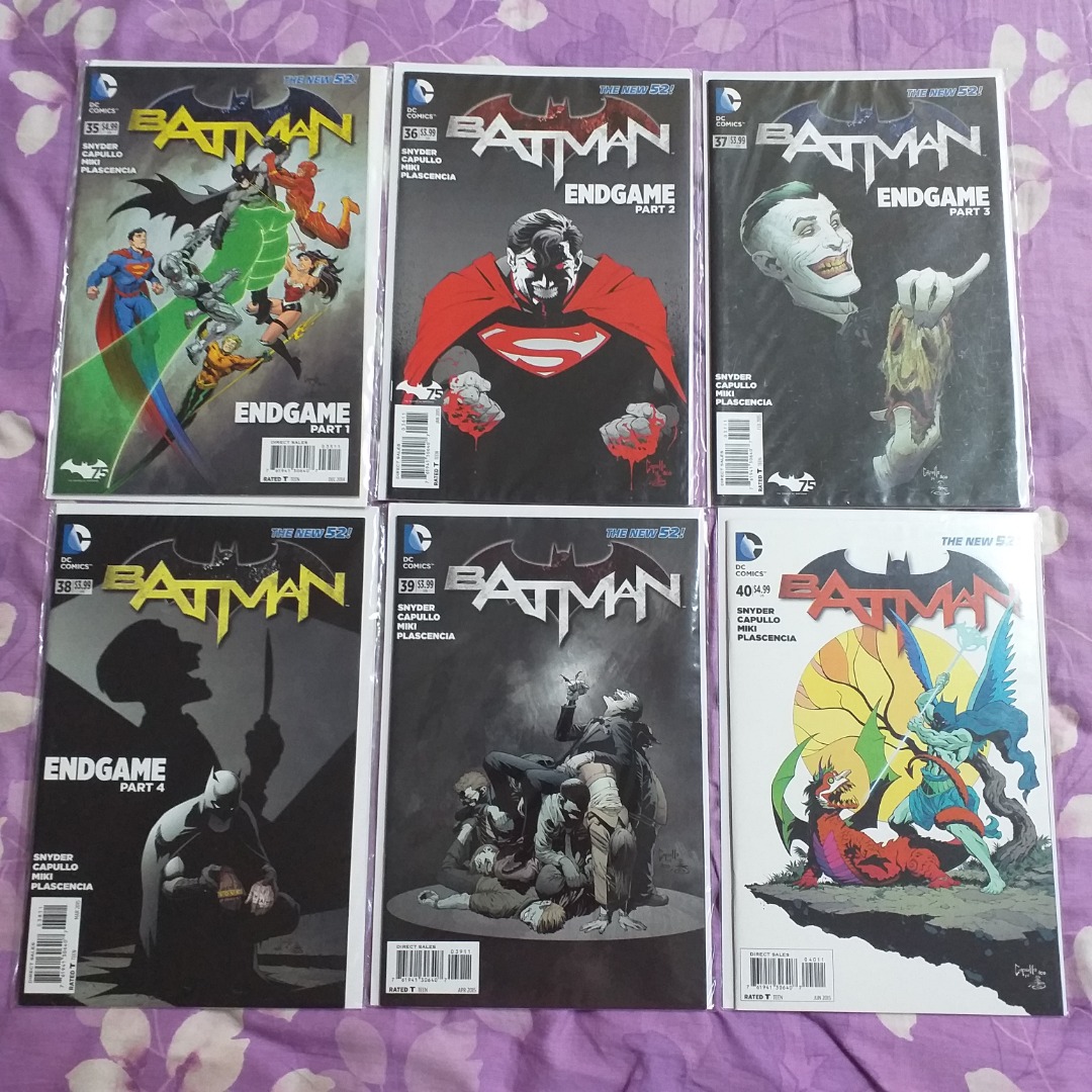Batman #35- #40 (The New 52!). VF/NM, Hobbies & Toys, Books & Magazines,  Comics & Manga on Carousell