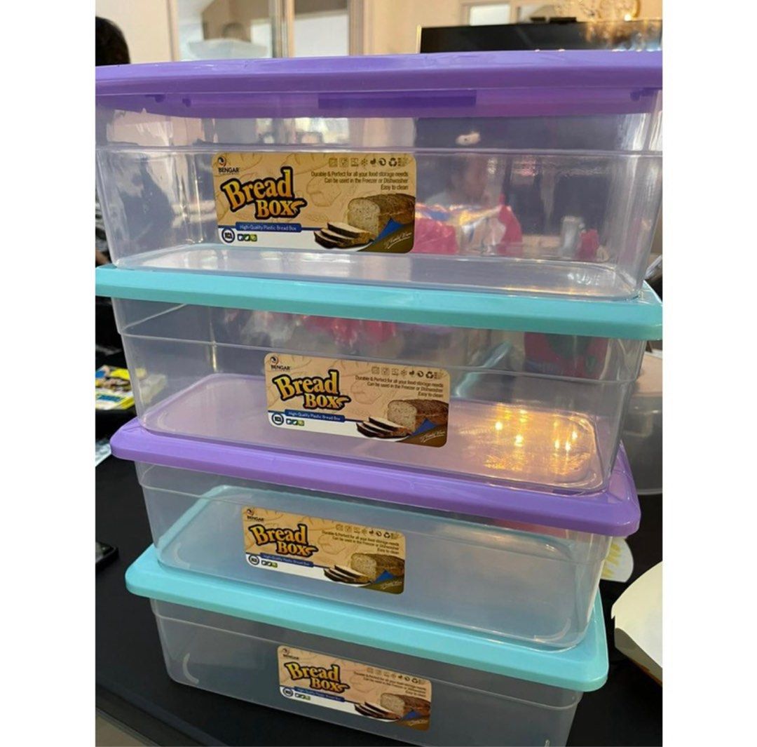 Bengar BX SBK BREAD BOX pan and bread storage box high quality plastic bread box (Category: Food Organization & Storage) located in Manila. Submitted by xcel.prime (Listing ID 1219614360, Image 1). Description: Food Medicine Storage Box Home Portable Kitchen Bread Snacks. Multi-purpose perfect storage for kitchen as Bread Bin or as Condiment & utensils bin. Keep Hygiene Durable, compact and stylish Smooth roll top door, find it easier. DIMENSIONS