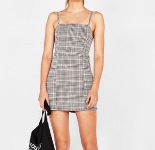 Bershka Checkered Dress