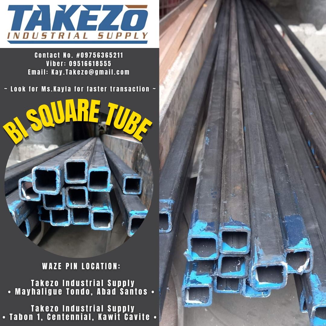 BI SQUARE TUBE, Commercial & Industrial, Construction Tools & Equipment on Carousell