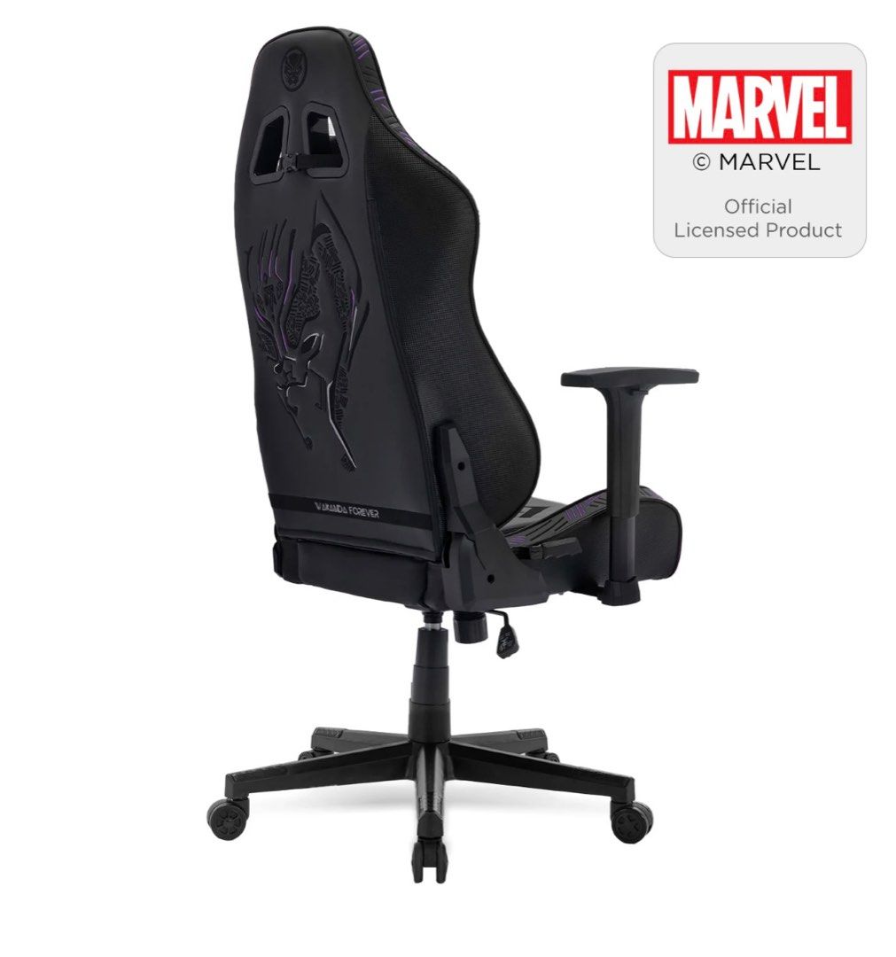 Black Panther Marvel Gaming Chair , Furniture & Home Living, Furniture