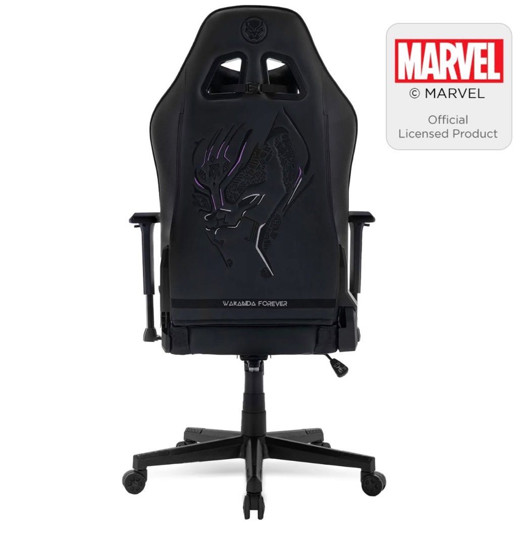 Black Panther Marvel Gaming Chair , Furniture & Home Living, Furniture