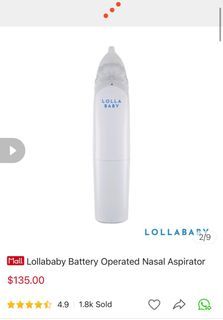 BNIB Lollababy Nasal Aspirator