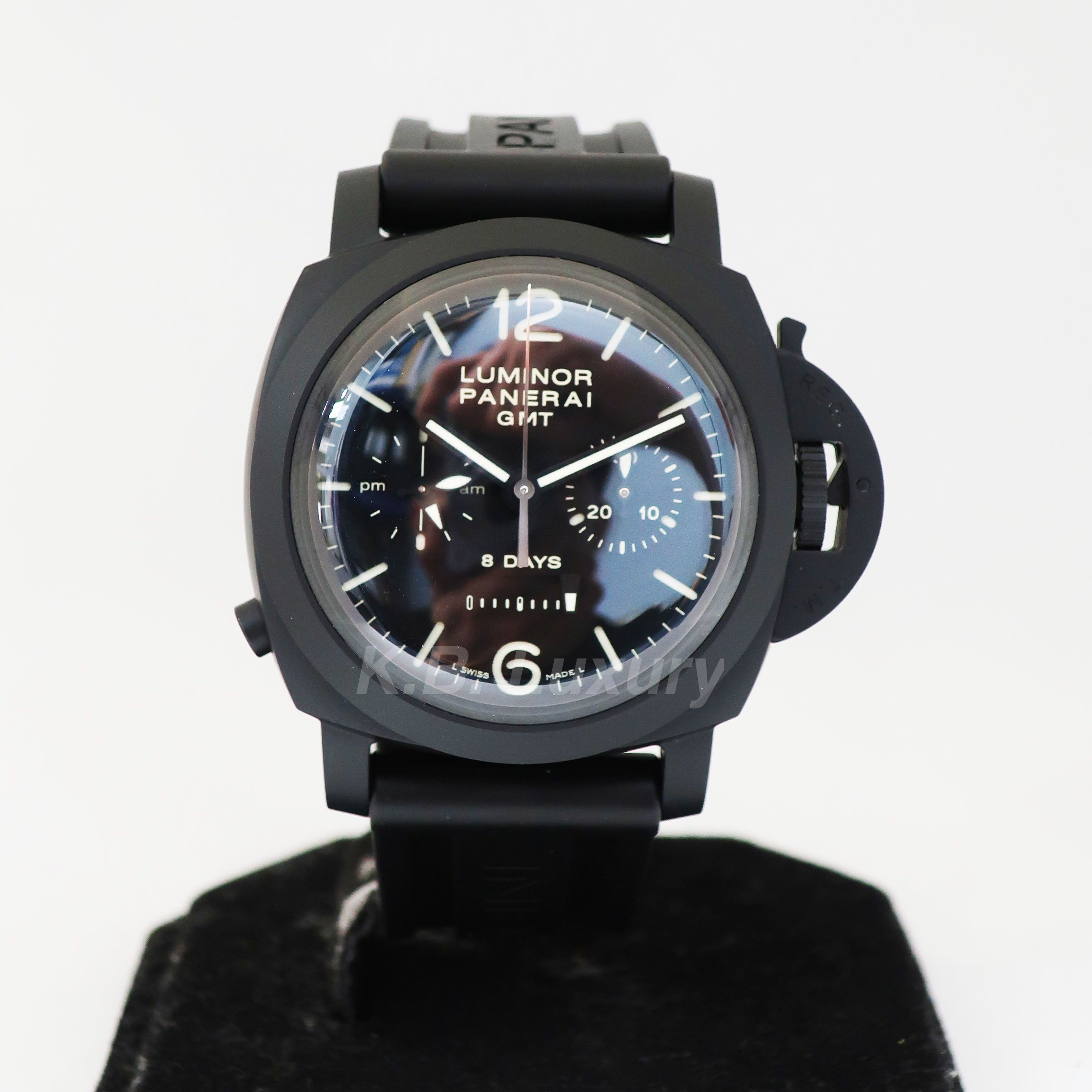 BNIB Panerai Luminor 1950 8 Days Chrono Monopulsante GMT PAM 317