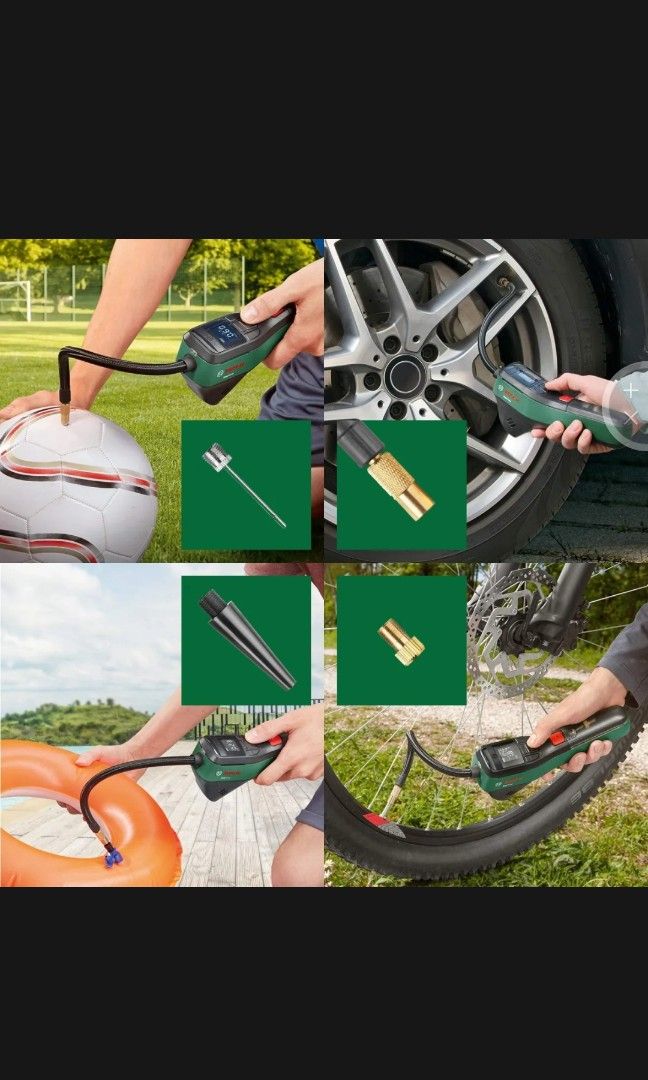 Bosch portable tyre pump, Car Accessories, Tyres & Rims on Carousell