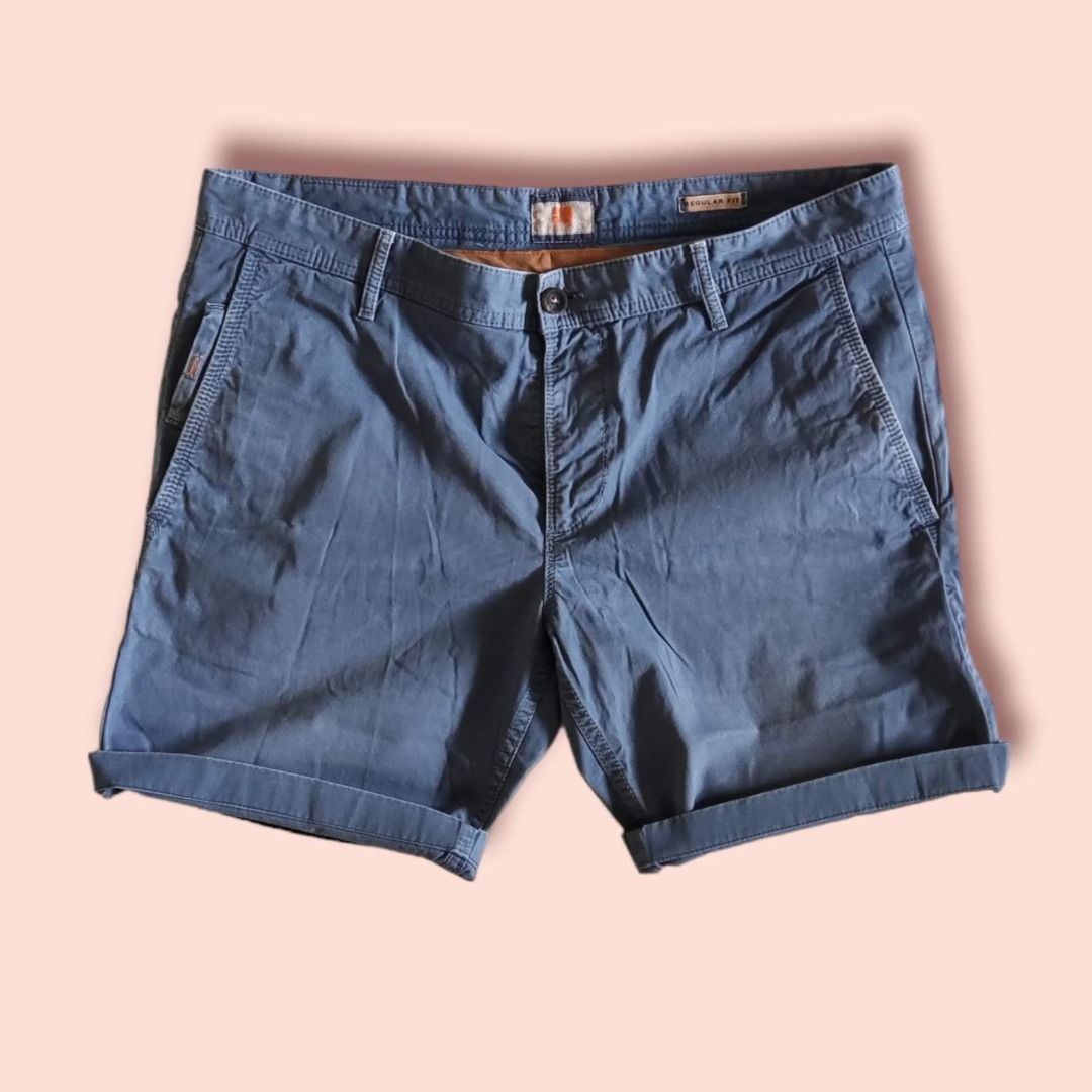 Boss Orange Hugo Boss Regular Fit Shorts Blue Men s Fashion