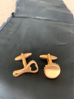 Bottle opener and cap cufflinks