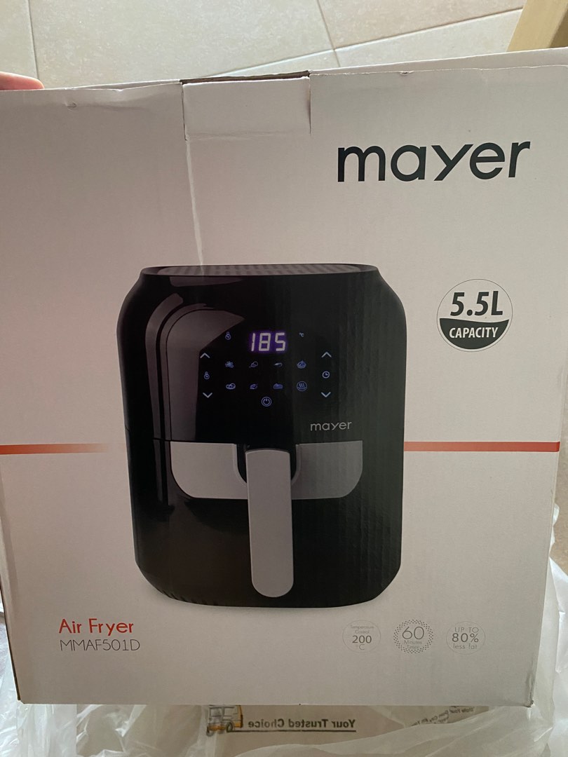 Brand New Mayer Air Fryer MMAF501D (5.5L), TV & Home Appliances