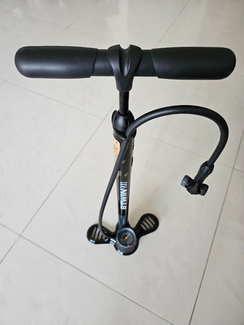 BTWIN Bicycle floor pump Sports Equipment Bicycles Parts Parts Accessories on Carousell