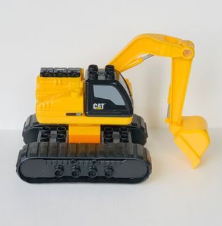 Building Blocks Caterpillar Mini Excavator  Toy Digger