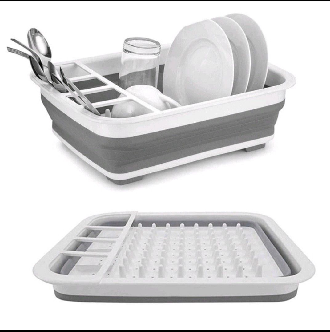  ZOUYO Collapsible Dish Drying Rack Portable Dish