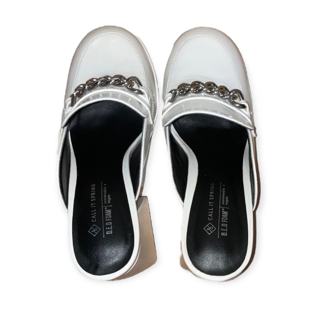 call it spring cassia platform heels mules Women s Fashion