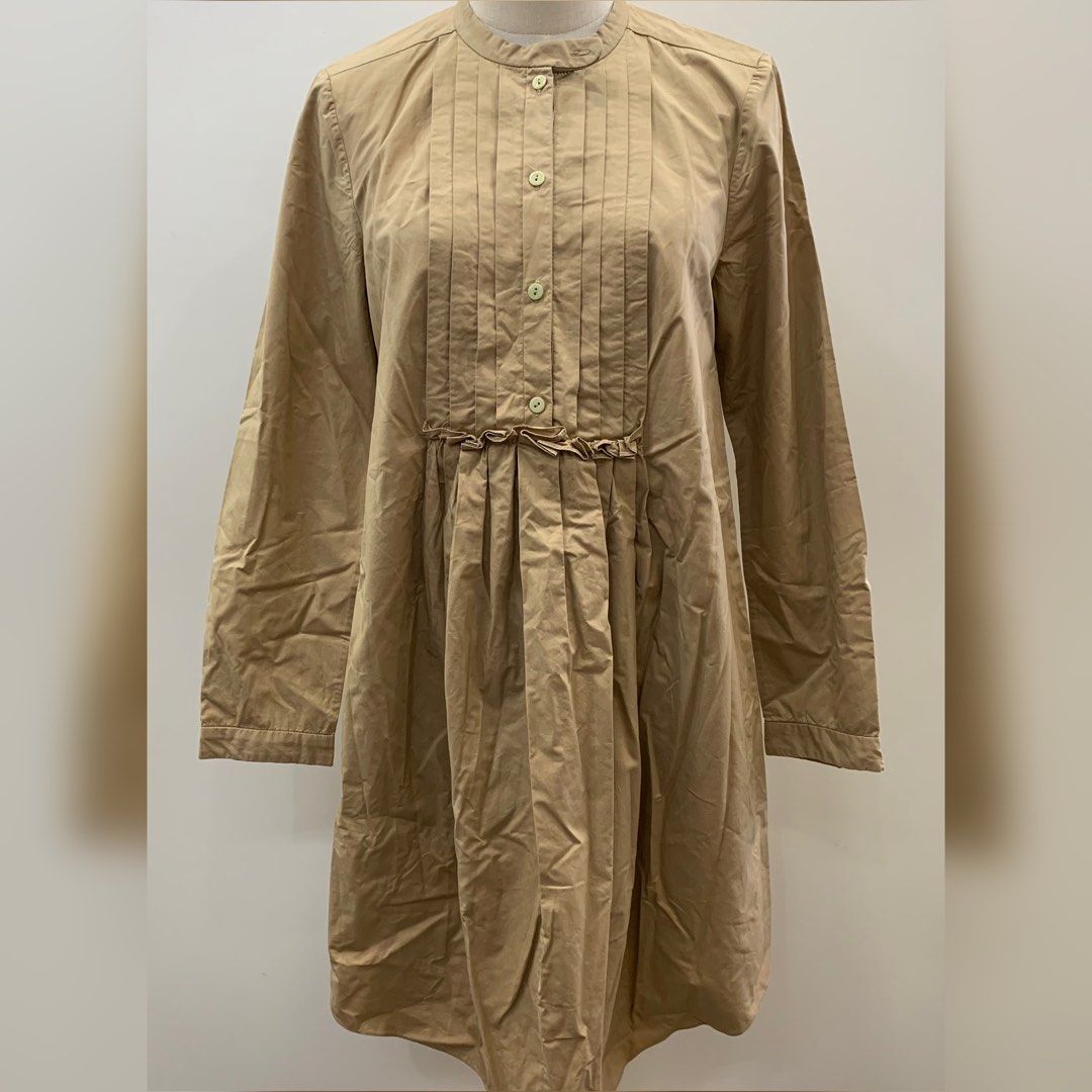 CARVEN BEIGE ONE PIECE DRESS 227012241 ,, Women's Fashion, Dresses