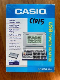 CASIO fx-9860G GRAPHING CALCULATOR