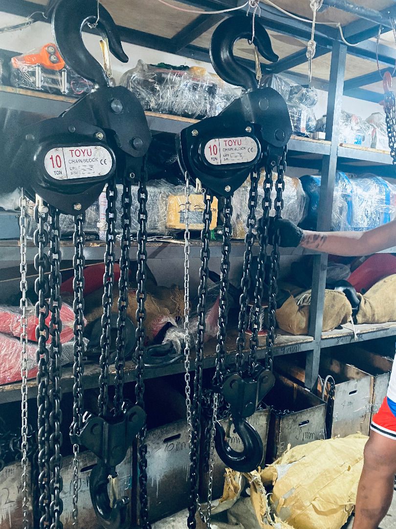 CHAINBLOCK 10TONS, Commercial & Industrial, Construction & Building ...