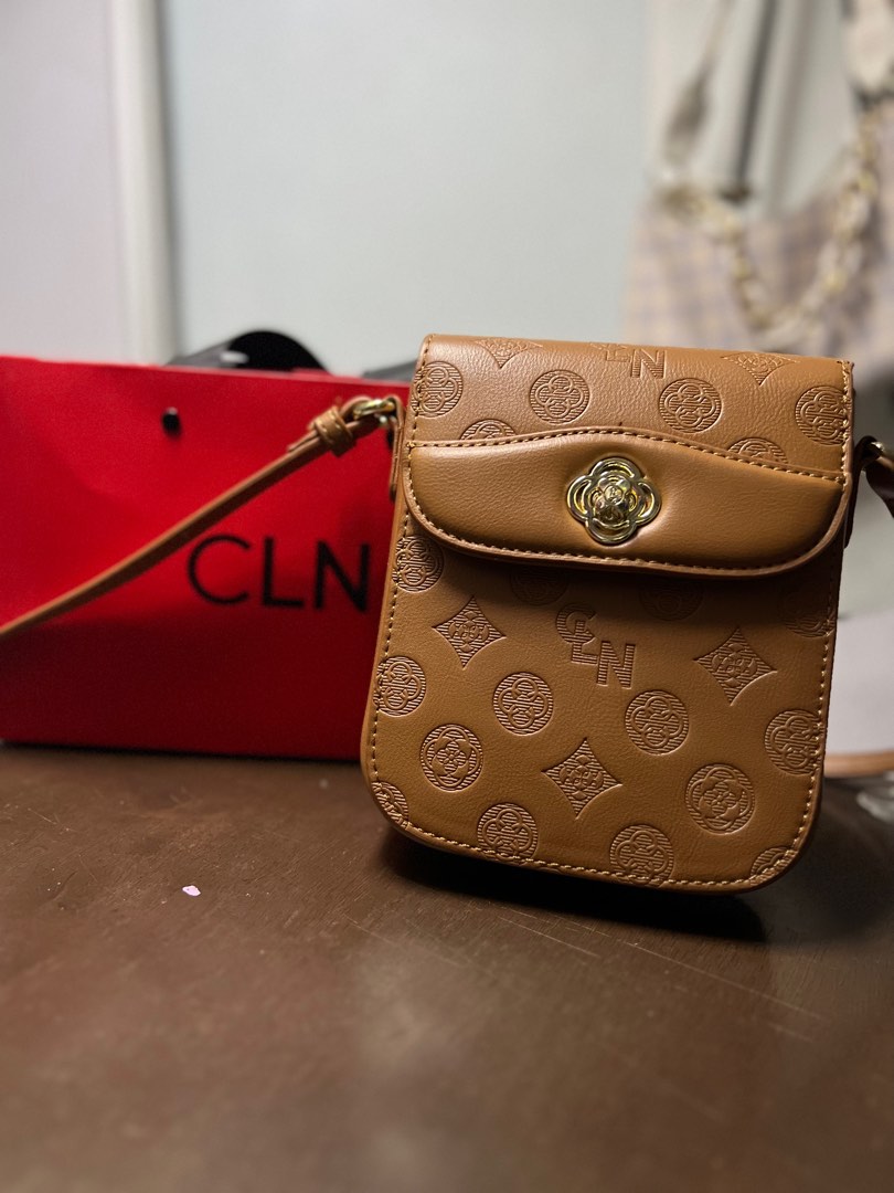 CLN Brown Sling Bag, Women's Fashion, Bags & Wallets, Cross-body