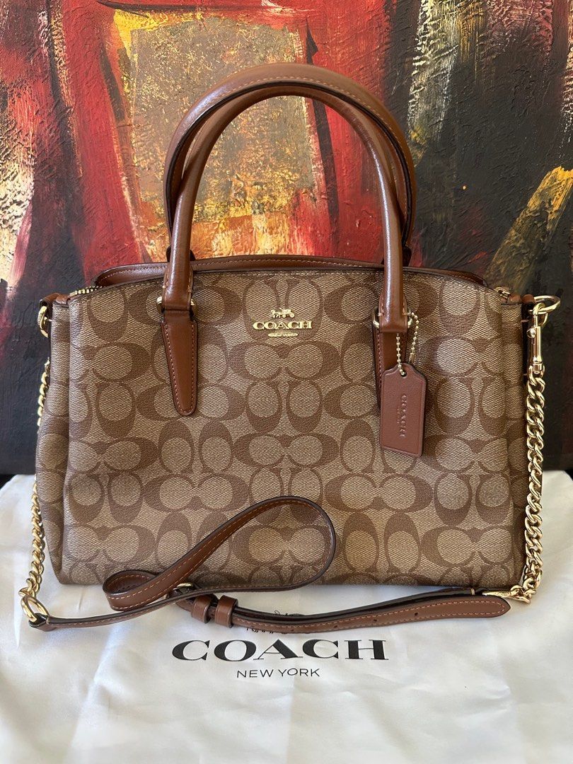 Coach khaki saddle discount