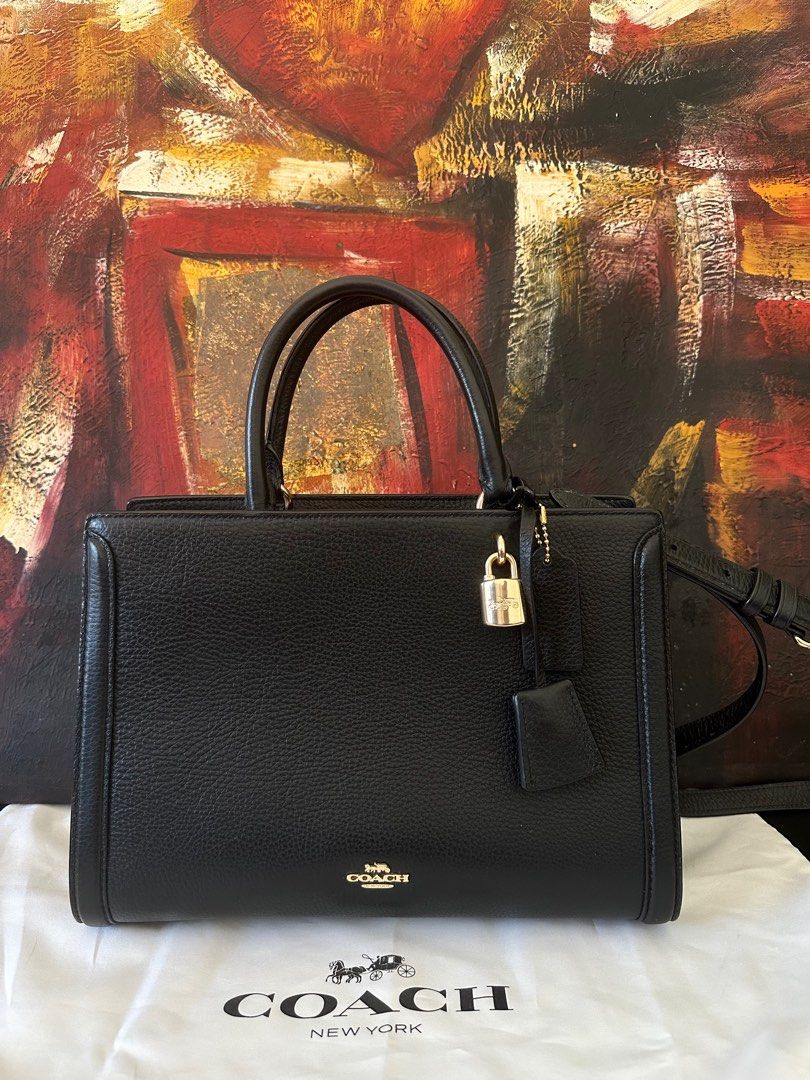 Coach zoe carryall best sale colorblock