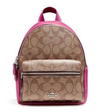 Coach Mini Charlie Backpack (Category: Luxury Bags & Wallets) located in Quezon City. Submitted by treasurededit (Listing ID 1219595198, Image 1). Description: Guaranteed Authentic Actual photos upon request.