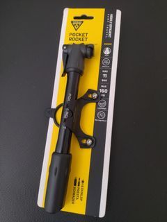 [COD at TTDI / Poslaju] TOPEAK Pocket Rocket 160psi high pressure mini bicycle pump
