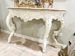 Console table with Marble top