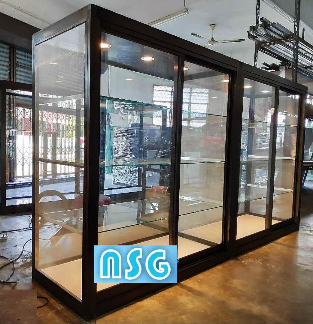 Custom made display cabinets deals