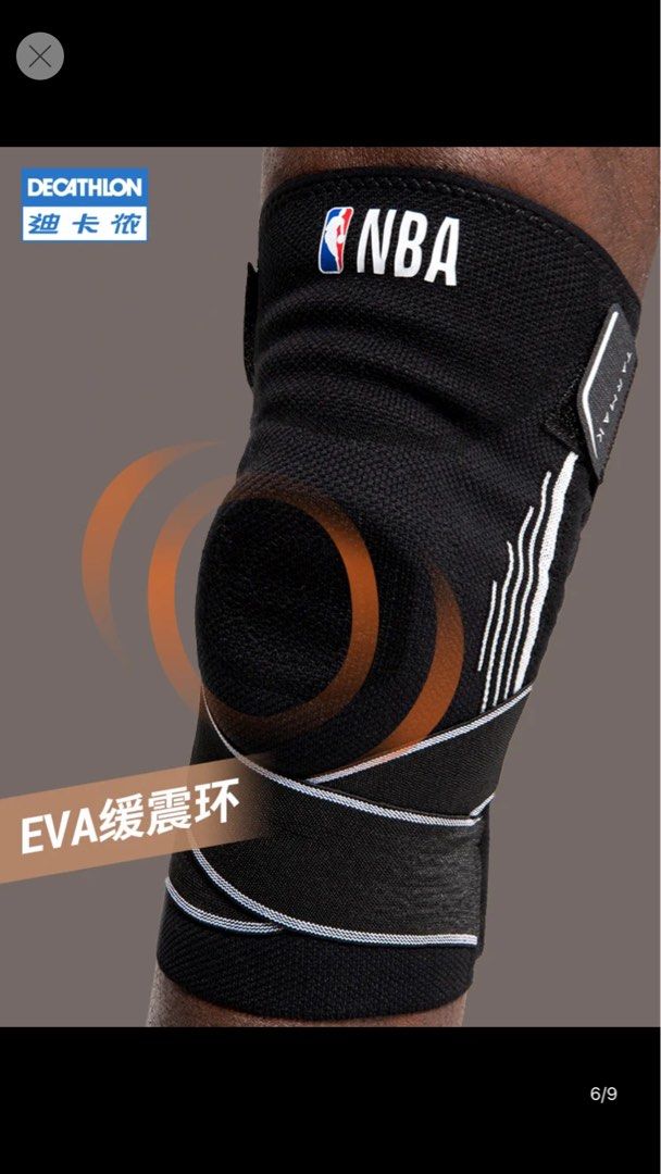 Adult Protective Basketball Knee Pads Twin-Pack - NBA - Decathlon
