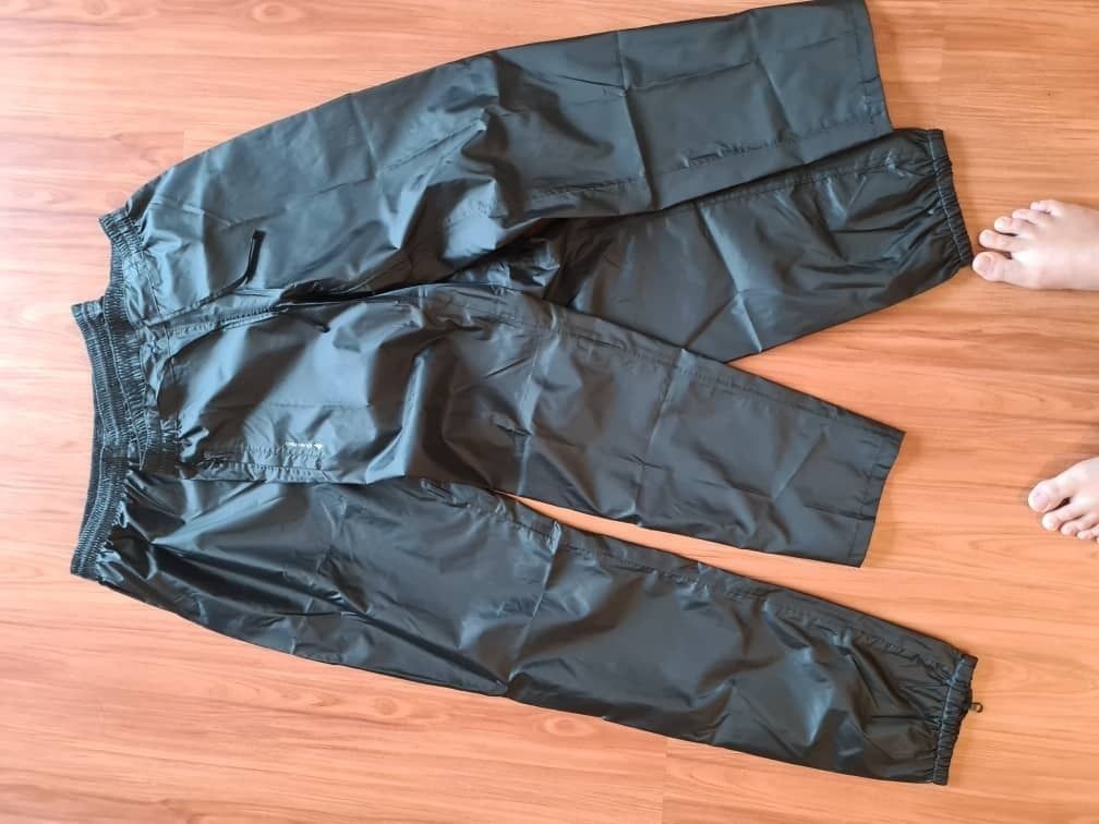 Walking over cheap trousers