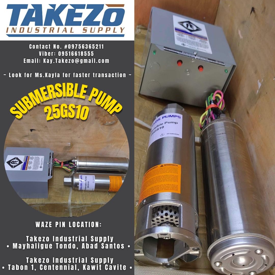 DEEPWELL SUBMERSIBLE PUMP (25GS10), Commercial & Industrial