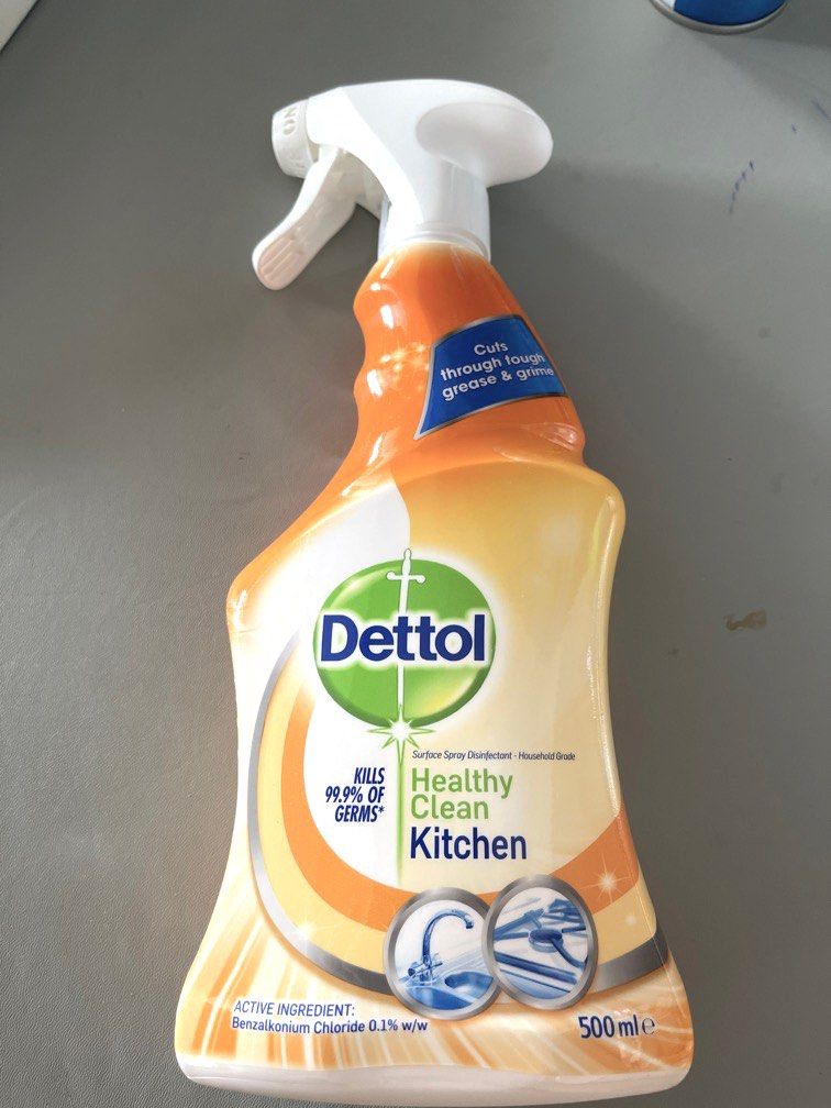 Dettol Kitchen Surface Spray Disinfectant 500ml, Furniture & Home
