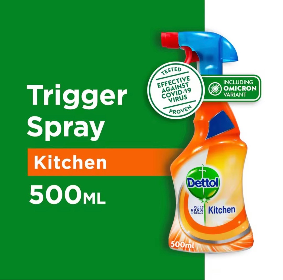 Dettol Kitchen Surface Spray Disinfectant 500ml, Furniture & Home