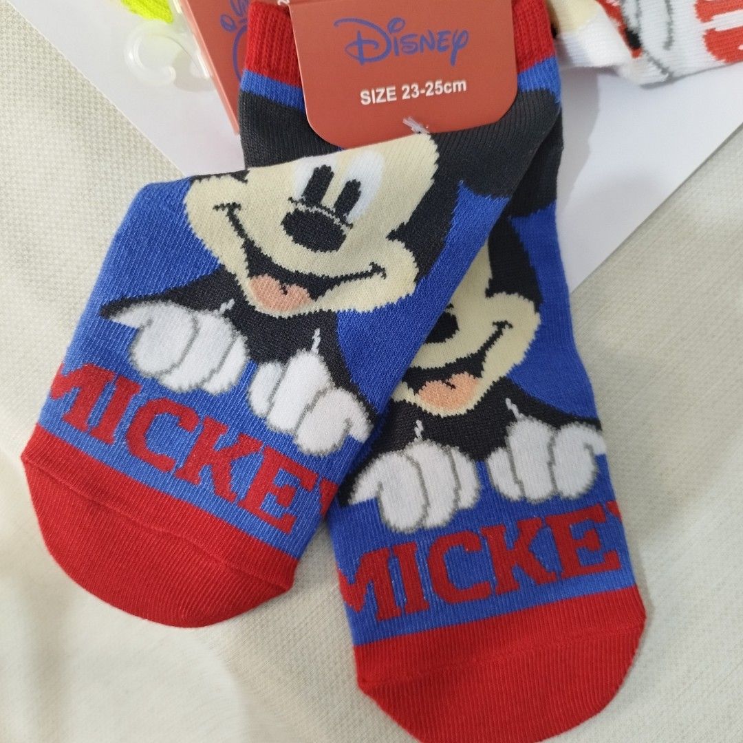 Disney Pixar Socks Collection Mickey Mouse and Toy Story on Carousell