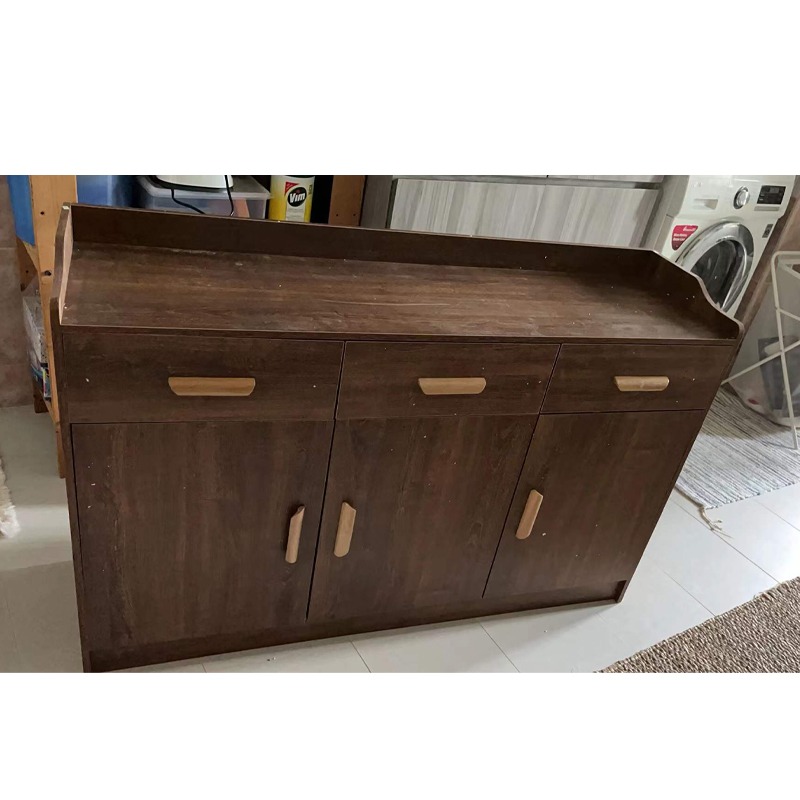Drawer 123CM Storage Brown/Light Wood, Furniture