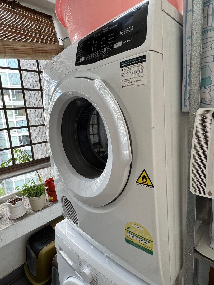 Electrolux 7kg front load venting dryer, TV & Home Appliances, Washing Machines and Dryers on