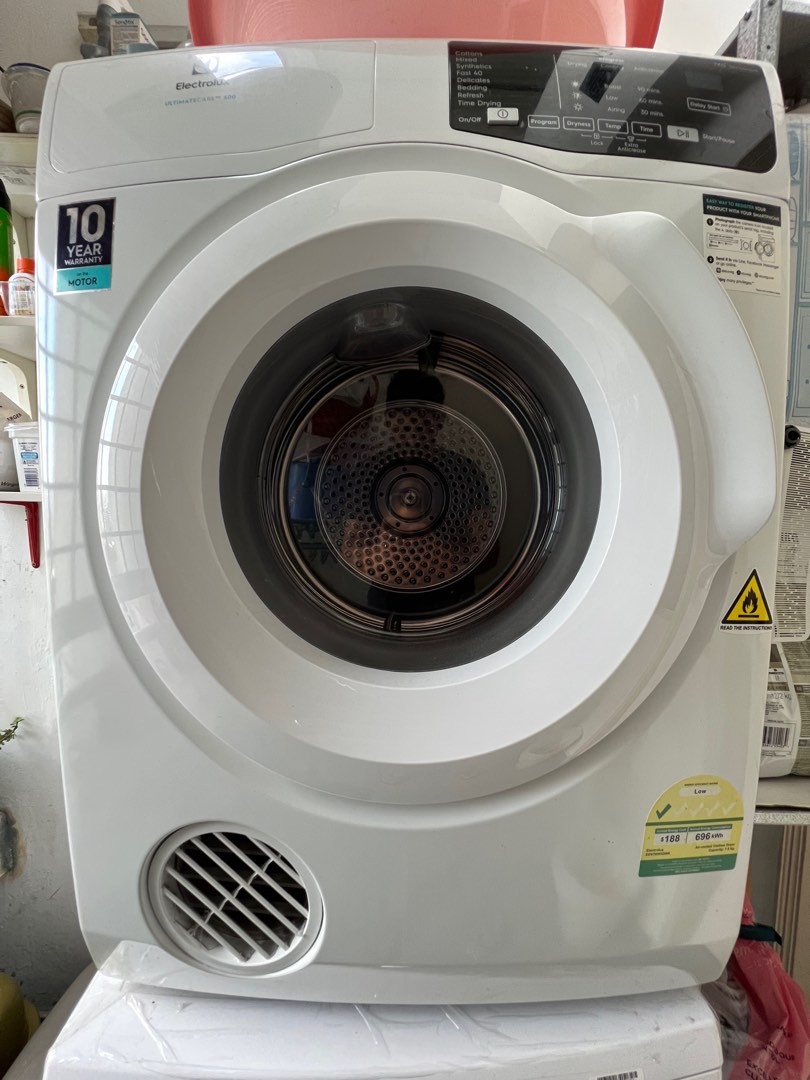 Electrolux 7kg front load venting dryer, TV & Home Appliances, Washing Machines and Dryers on