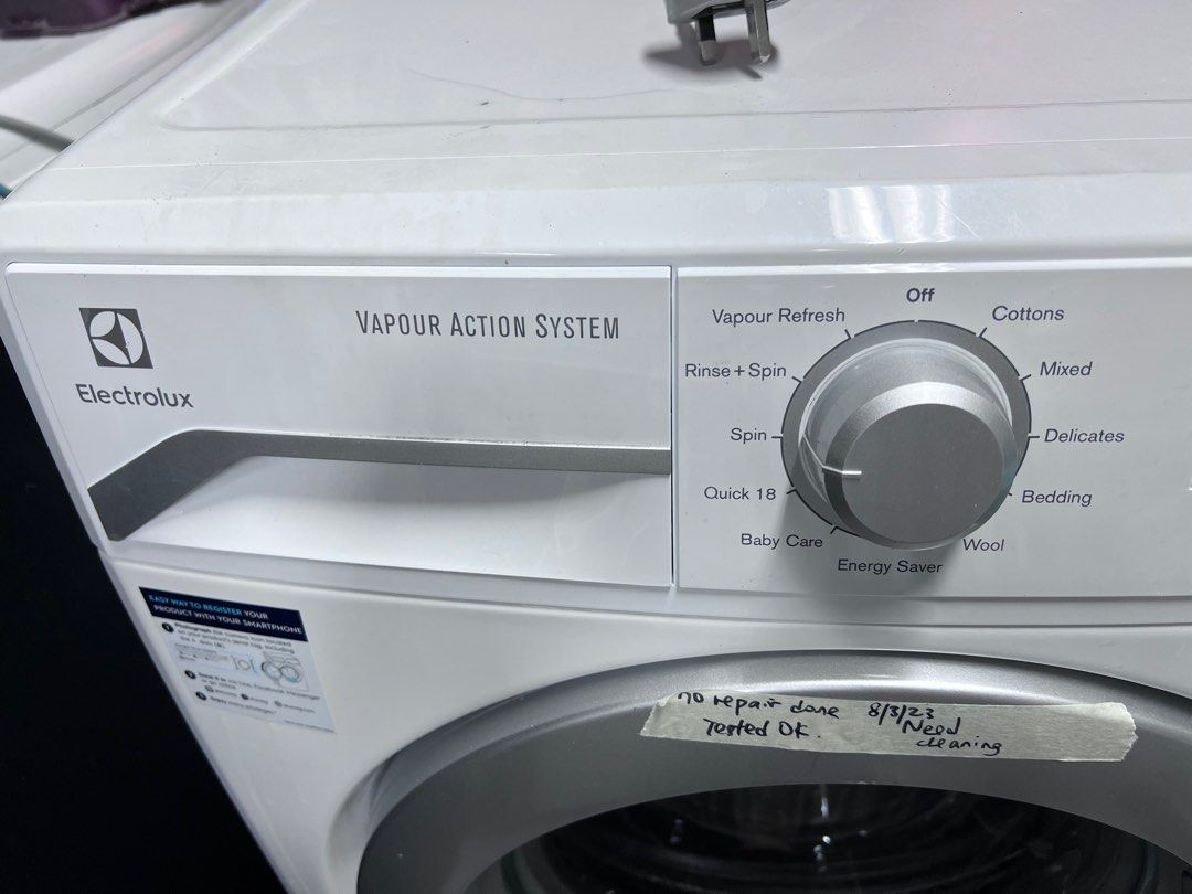 ELECTROLUX 8KG FrontLoader Washing Machine EWF128531 (93145), TV