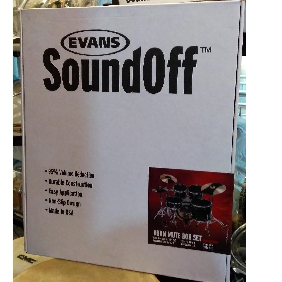 Evans-Drum Mute Box Set -Standard (SOSETSTD), Hobbies & Toys, Music ...